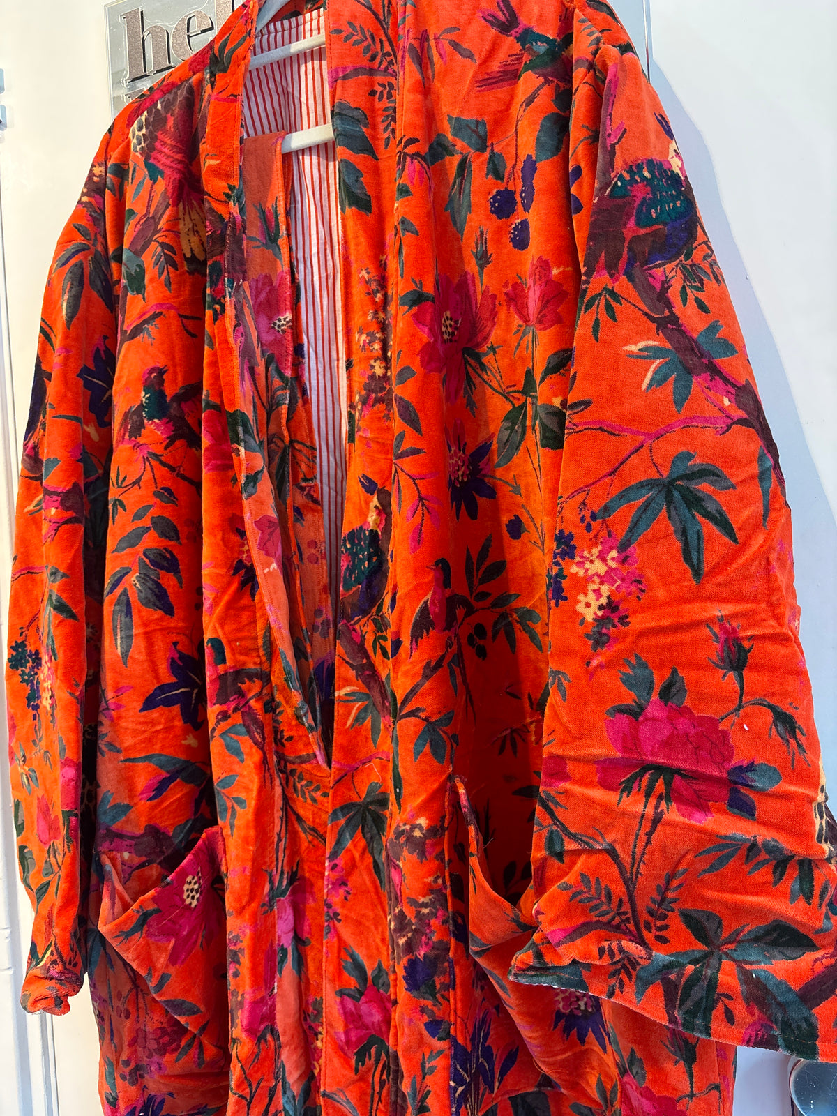 Fluwelen kimono- groot