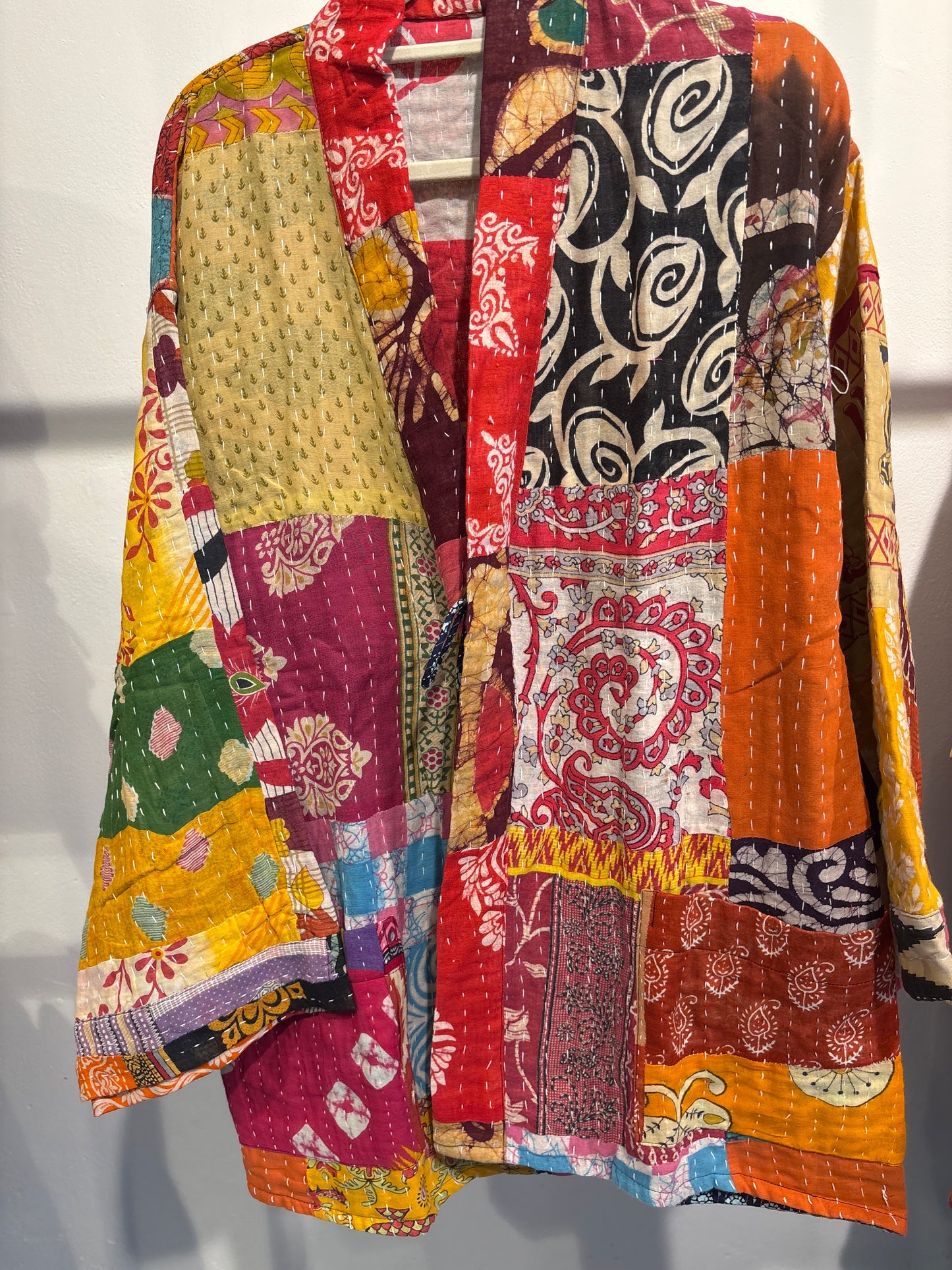 Kimono jasje Kantha quilt