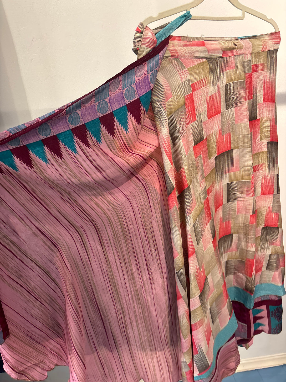Rok wikkel recycled sari