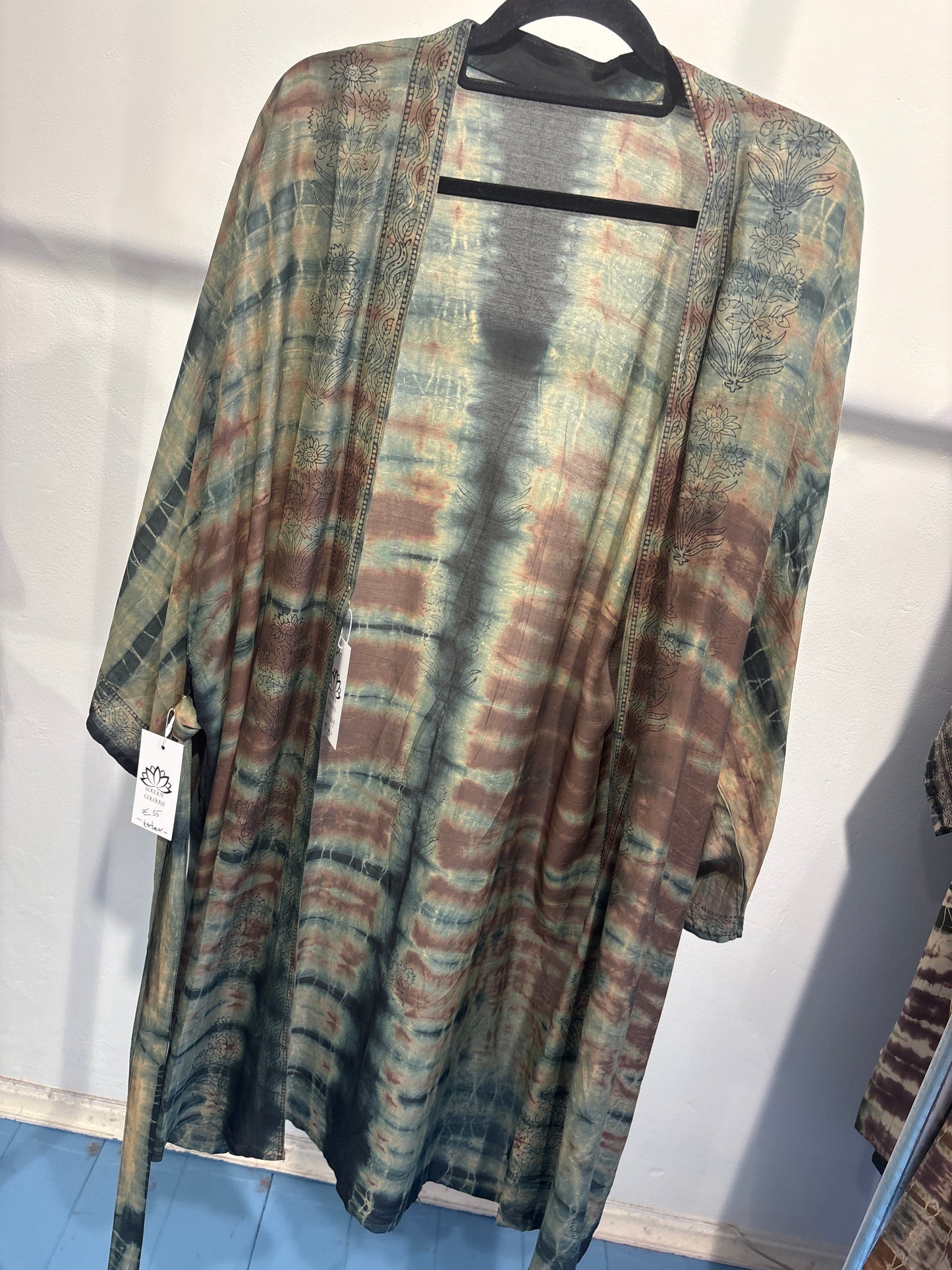 Kimono tie dye halflang