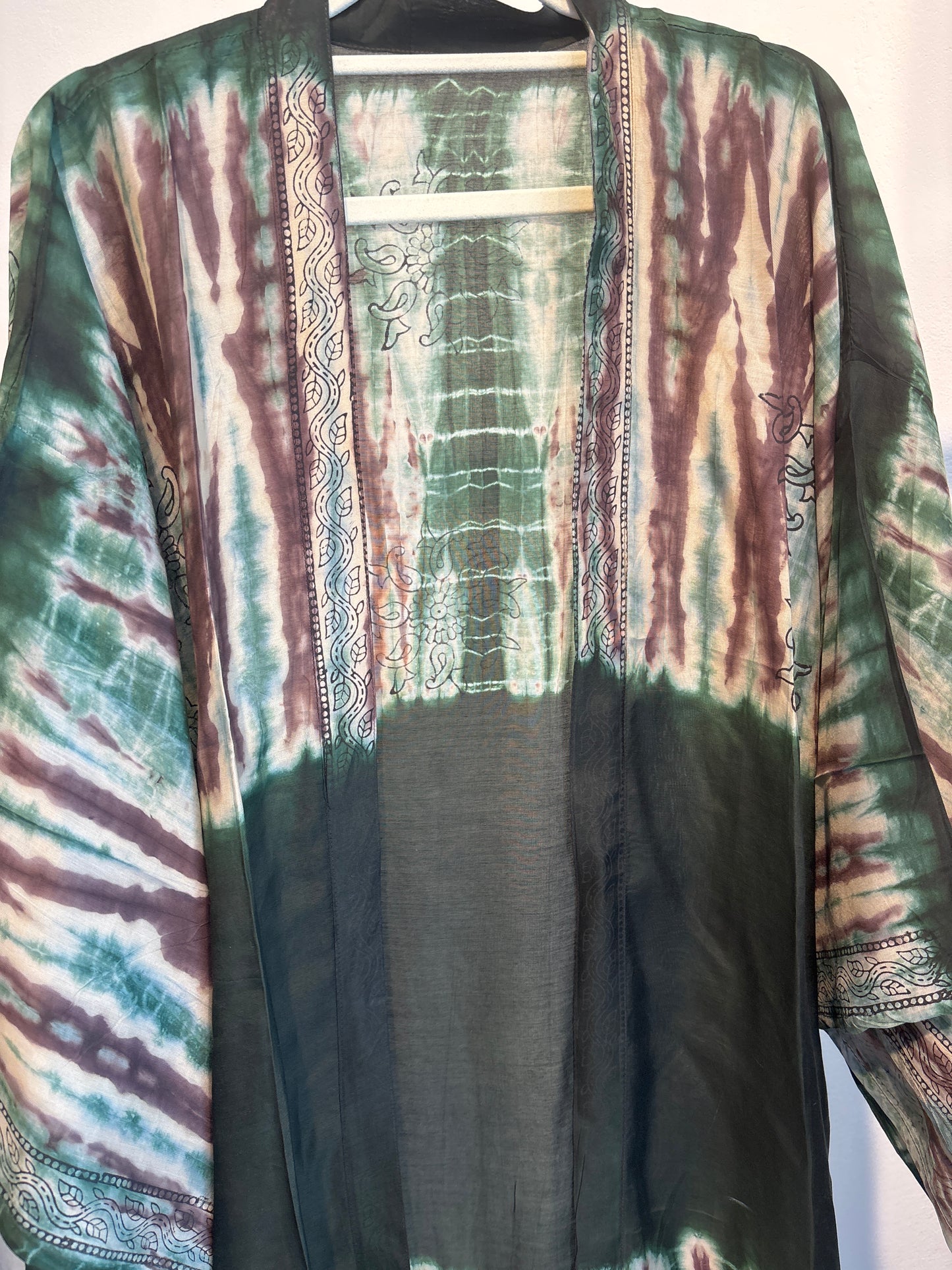 Kimono tie dye halflang
