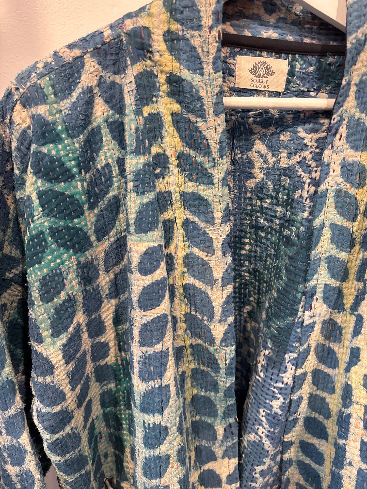 Kantha Blockprint jas -2 kanten