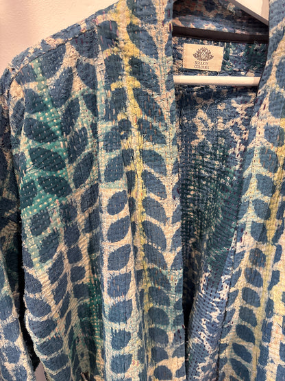 Kantha Blockprint jas -2 kanten
