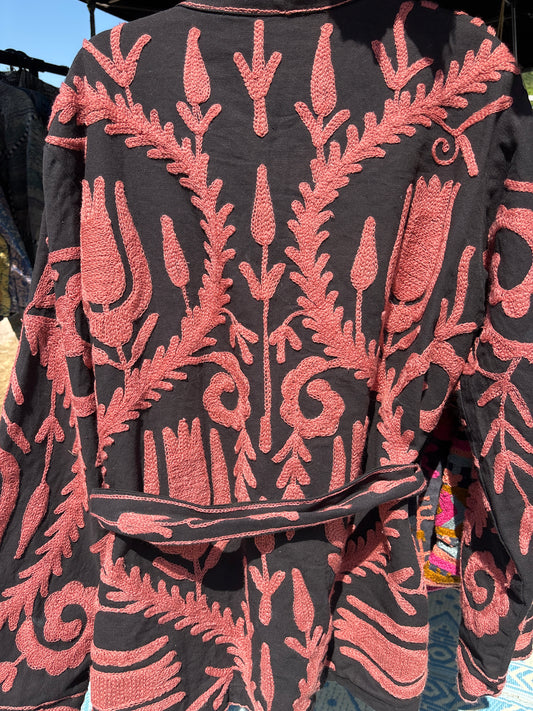 Katoenen suzani kimono -ruim