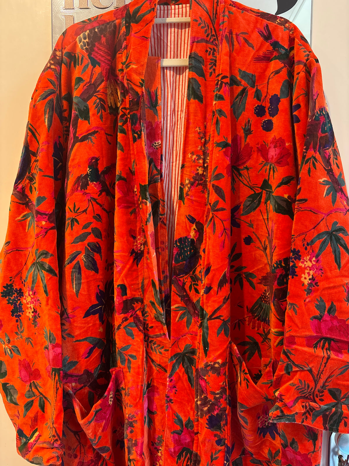 Fluwelen kimono- groot