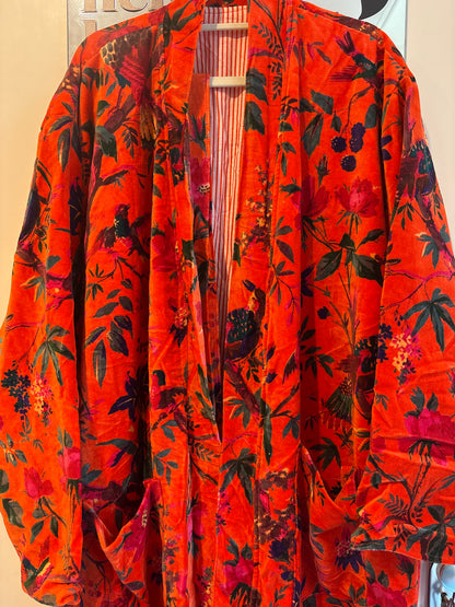 Fluwelen kimono- groot