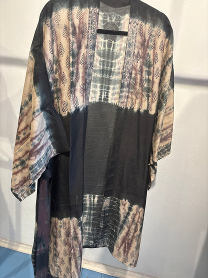 Kimono tie dye halflang