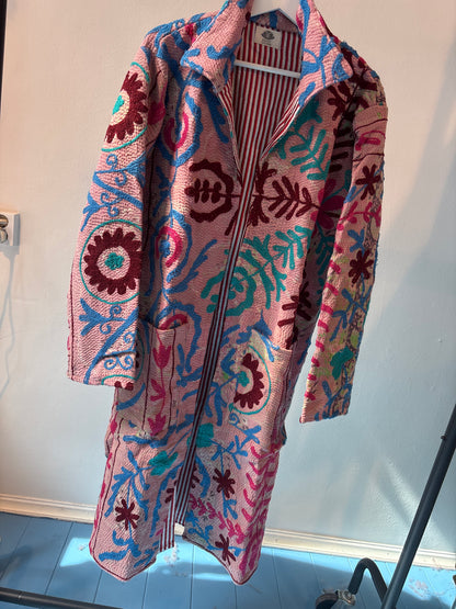 Lange katoenen Kantha