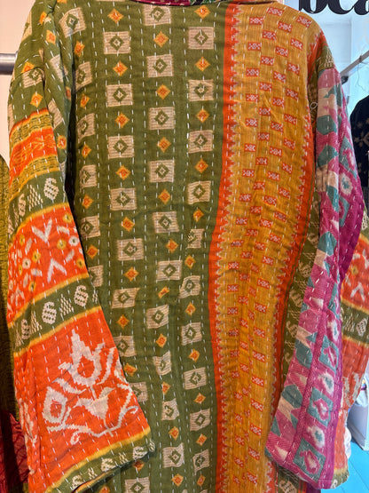 Lange Kantha  kimono