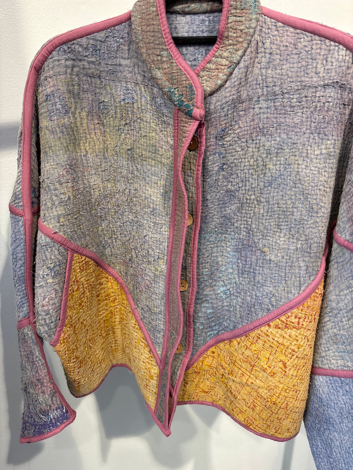 Kantha jas- met foutjes achterpand