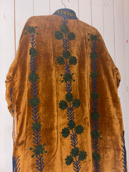 Lange suzani jas cognac3