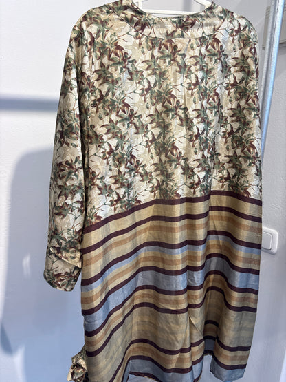 Zijden kimono halflang