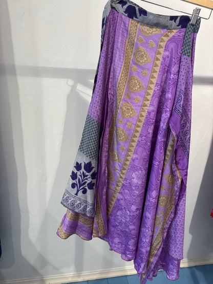 Rok wikkel recycled sari