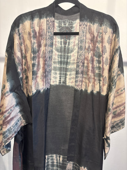 Kimono tie dye halflang