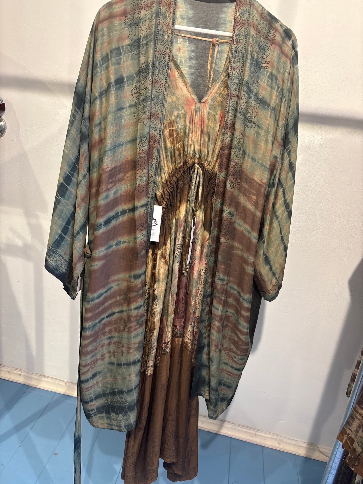 Kimono tie dye halflang