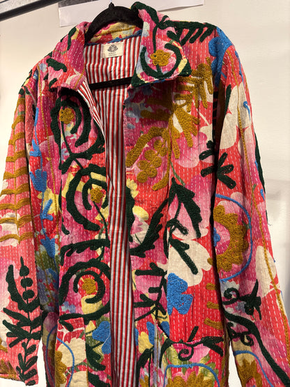 Lange katoenen Kantha
