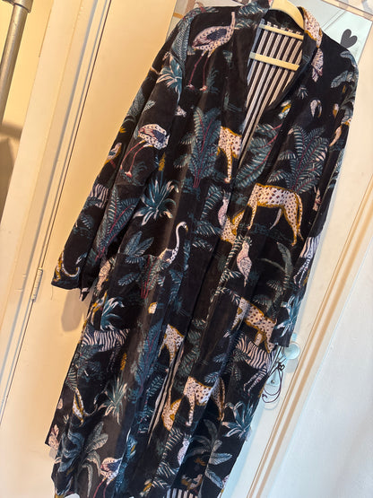 Fluwelen kimono- groot