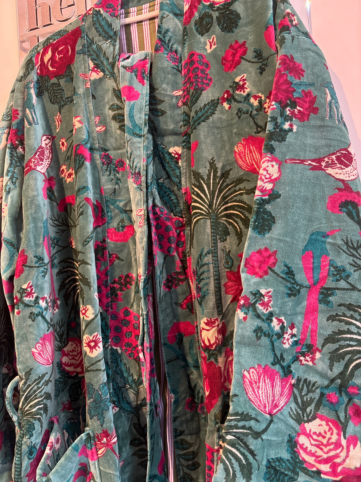 Fluwelen kimono- groot