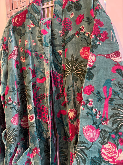 Fluwelen kimono- groot