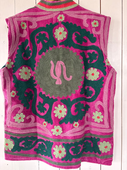 Fluwelen gilet -M