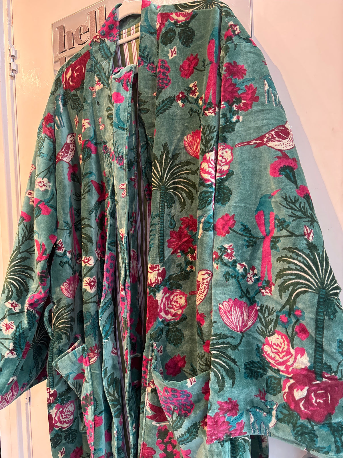 Fluwelen kimono- groot