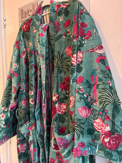 Fluwelen kimono- groot