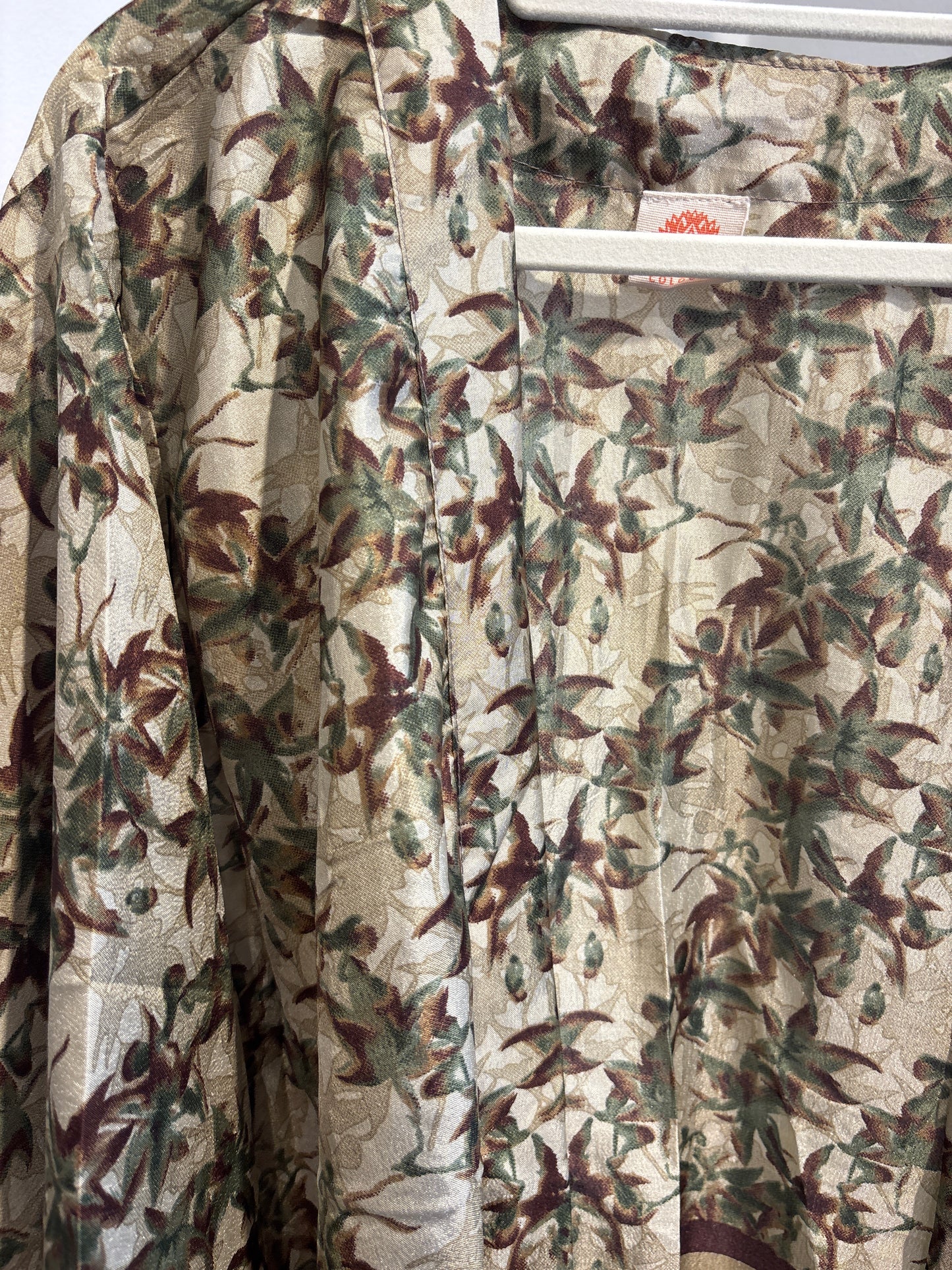 Zijden kimono halflang
