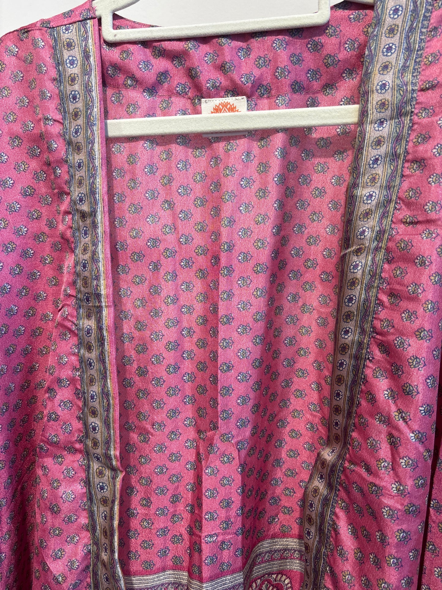 Zijden kimono halflang
