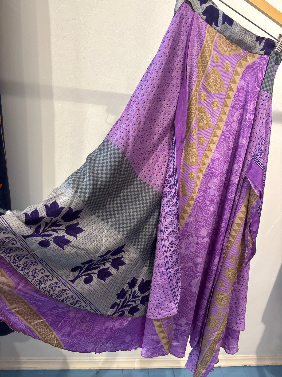 Rok wikkel recycled sari