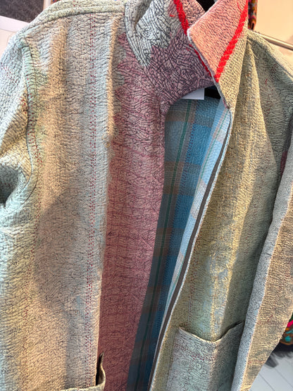 Lange katoenen Kantha