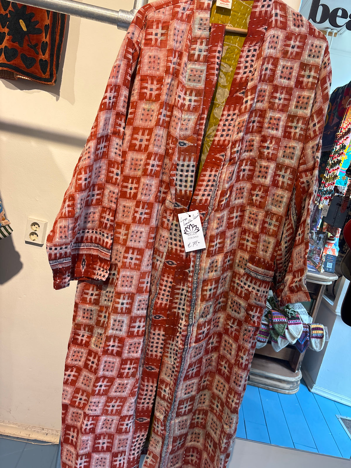 Lange Kantha  kimono