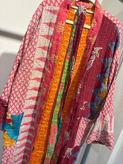 Lange Kantha  kimono
