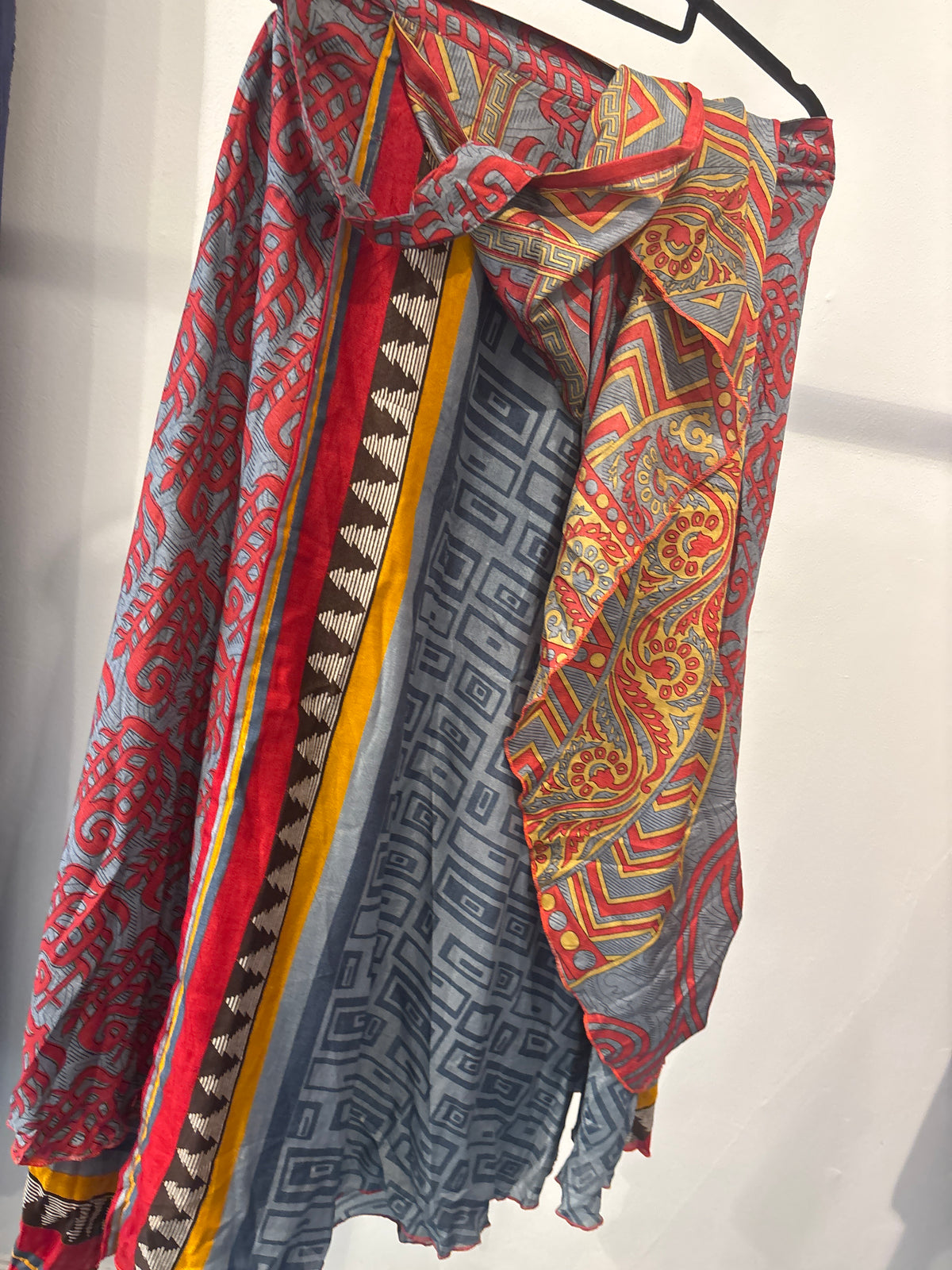 Rok wikkel recycled sari