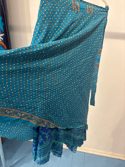 Rok wikkel recycled sari
