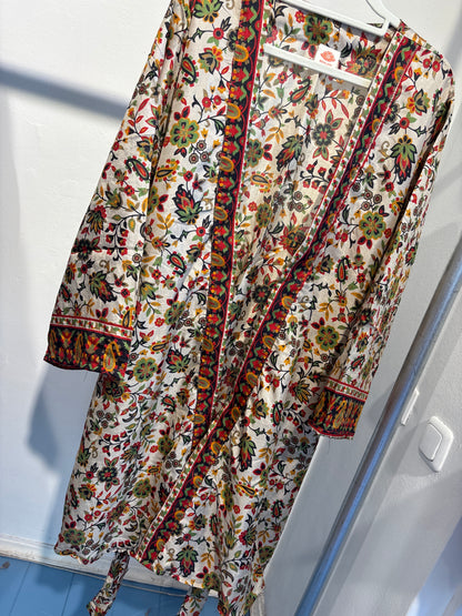 Zijden kimono halflang
