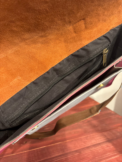 Tas van recycled leer