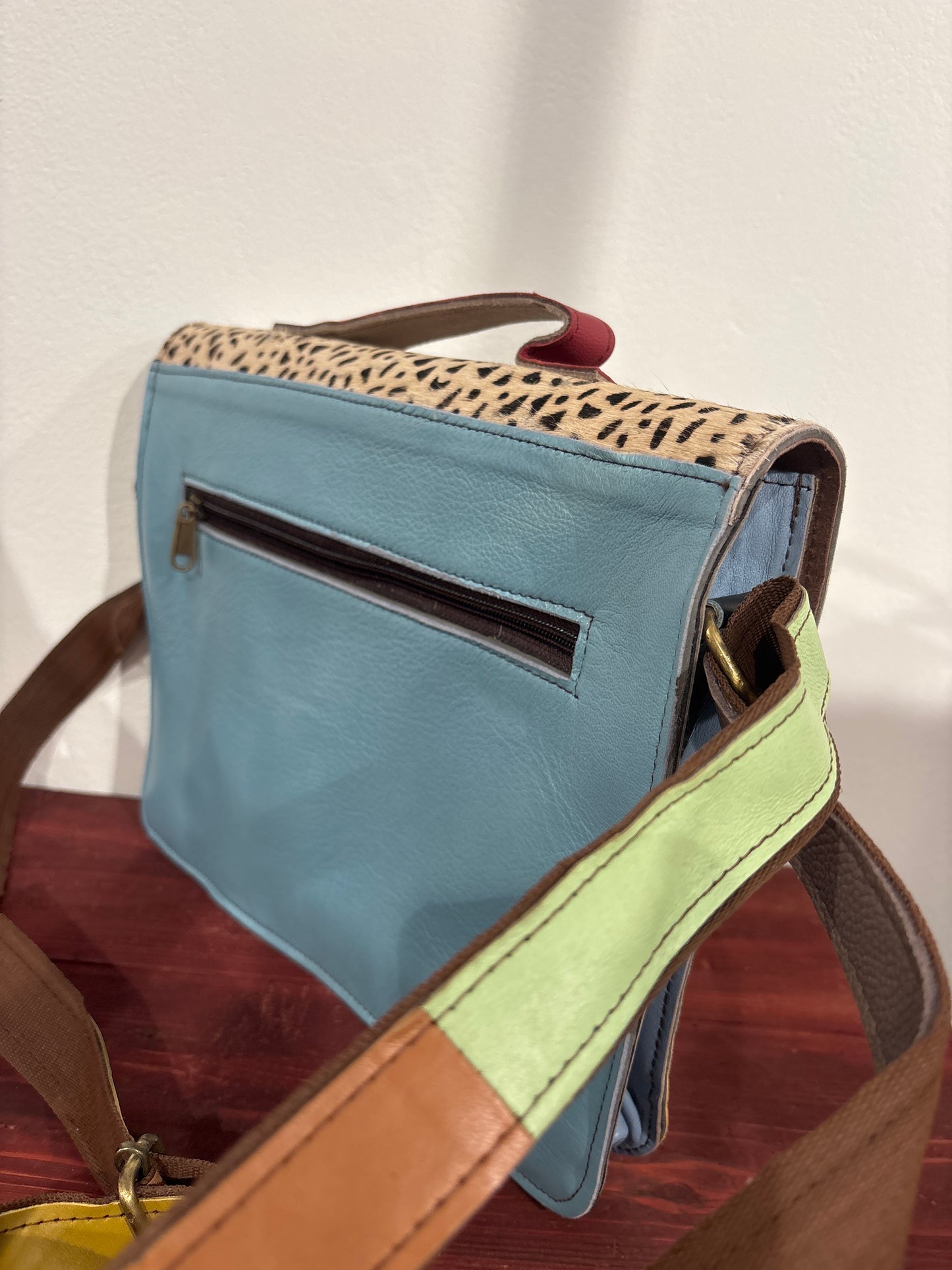 Tas van recycled leer
