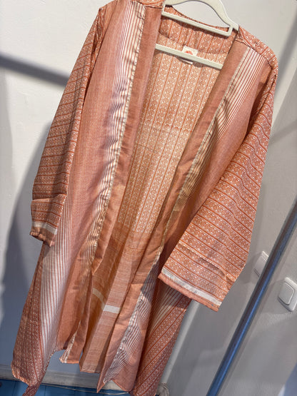Zijden kimono halflang