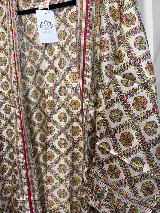 Recycled silk kimono lang