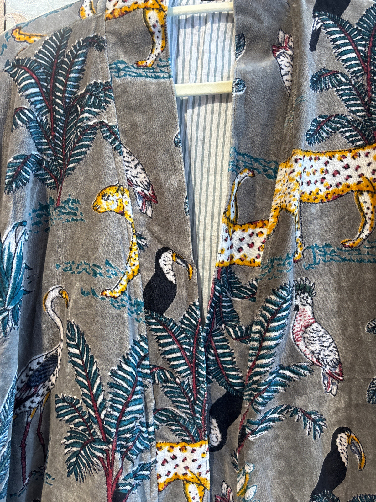 Fluwelen kimono- groot
