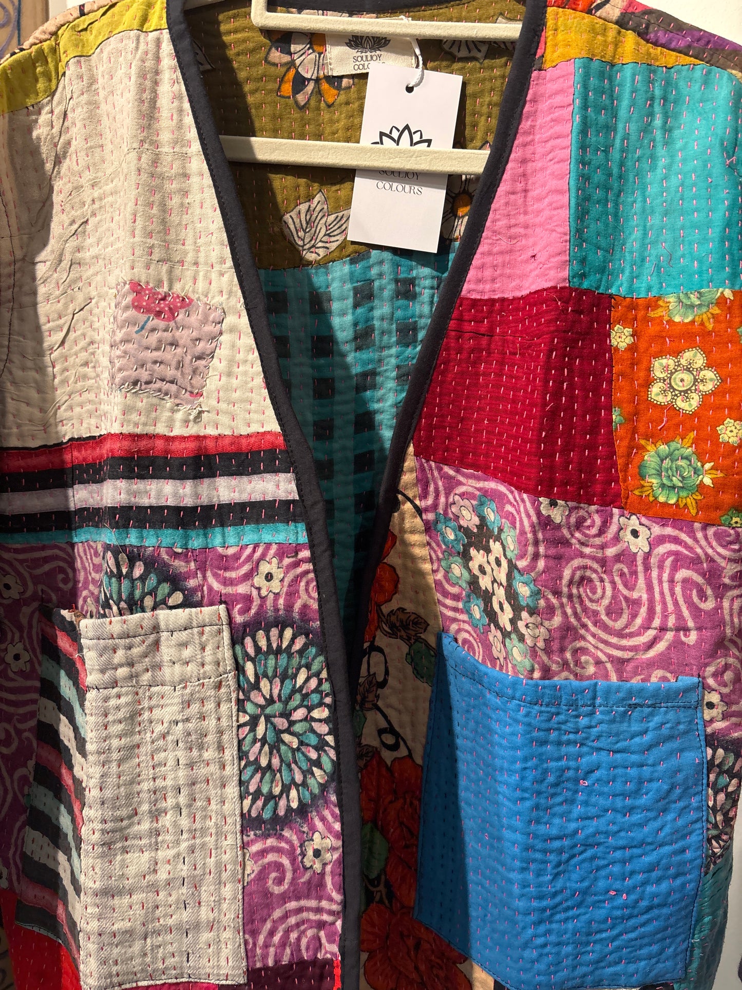 Kantha jasje -2 kanten