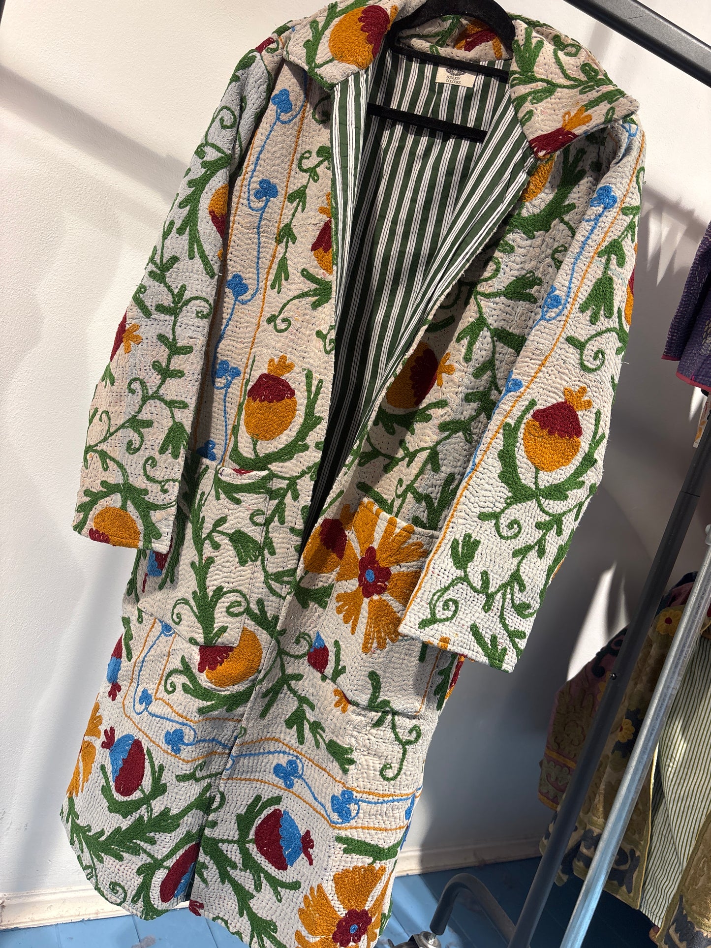 Lange katoenen Kantha