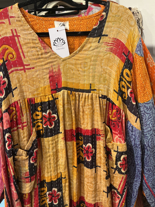 Kantha jurk