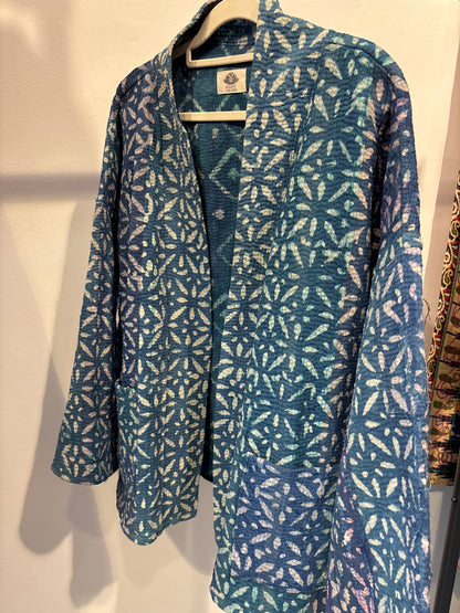 Kantha Blockprint jas -2 kanten