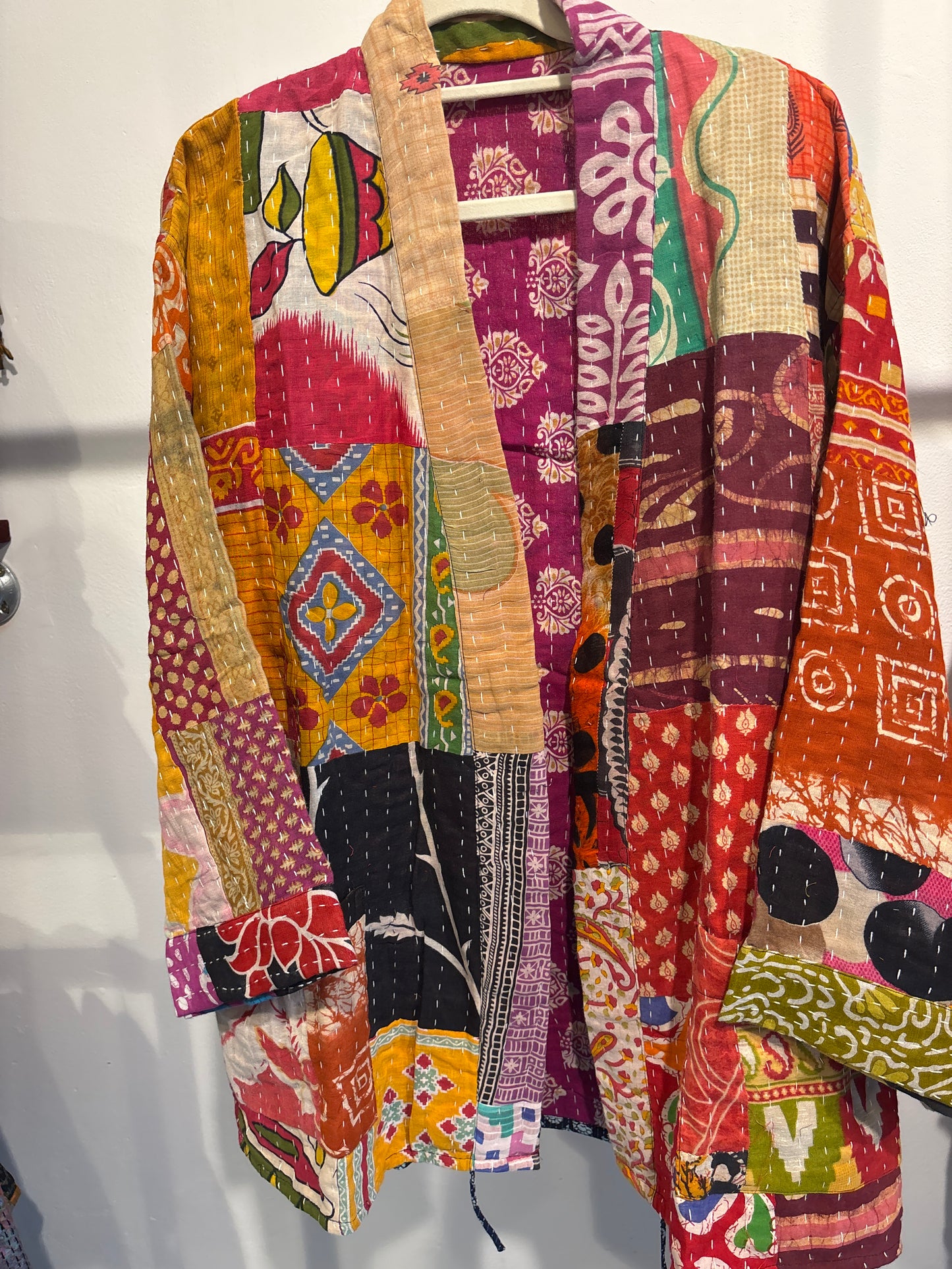 Kimono jasje Kantha quilt