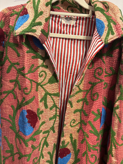 Lange katoenen Kantha