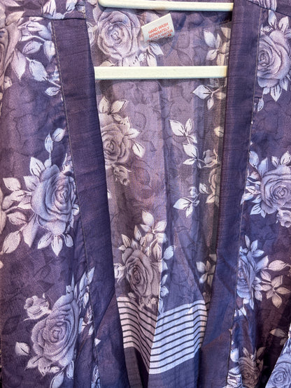 Zijden kimono halflang