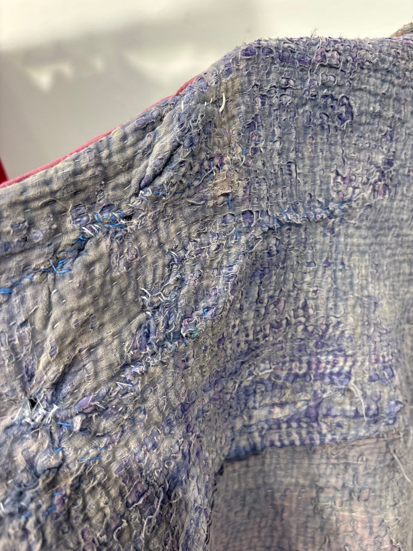 Kantha jas- met foutjes achterpand