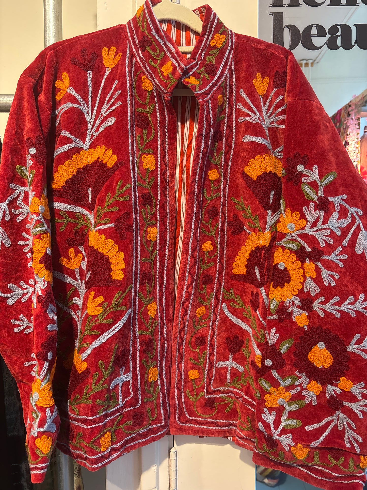 Fluwelen suzani-ruim