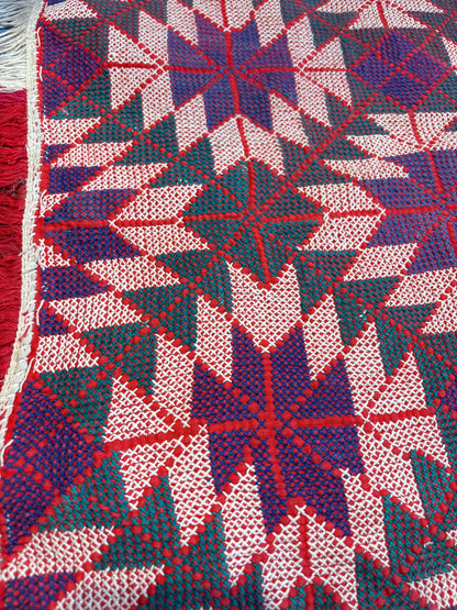 Handgemaakt Kantha kleed (145 x 205 cm)